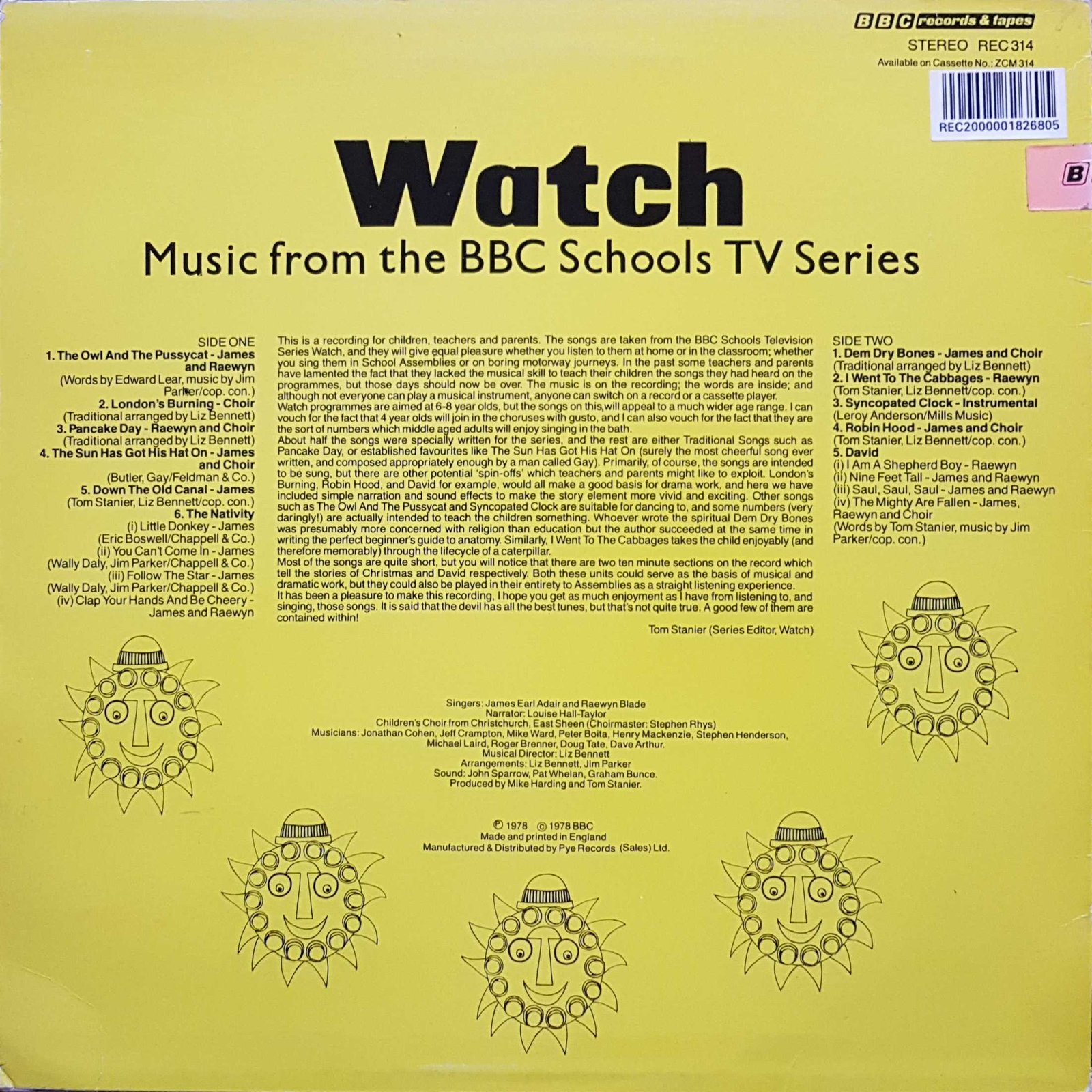 Back cover of REC 314